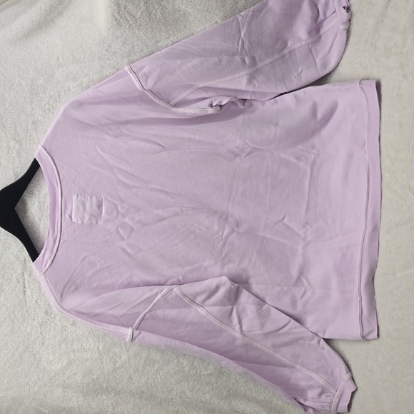 New w/o Tags aerie Lavender Dawn Sweatshirt - Picture 2 of 5